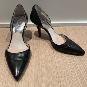 MICHAEL Michael Kors black d’orsay pumps